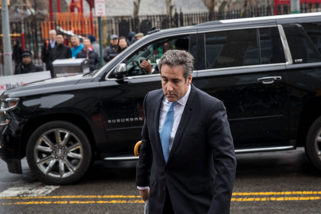 President Trump this week defended longtime attorney Michael Cohen, who is currently under federal investigation, claiming the lawyer would not flip on him. (CREDIT: Drew Angerer/Getty Images)