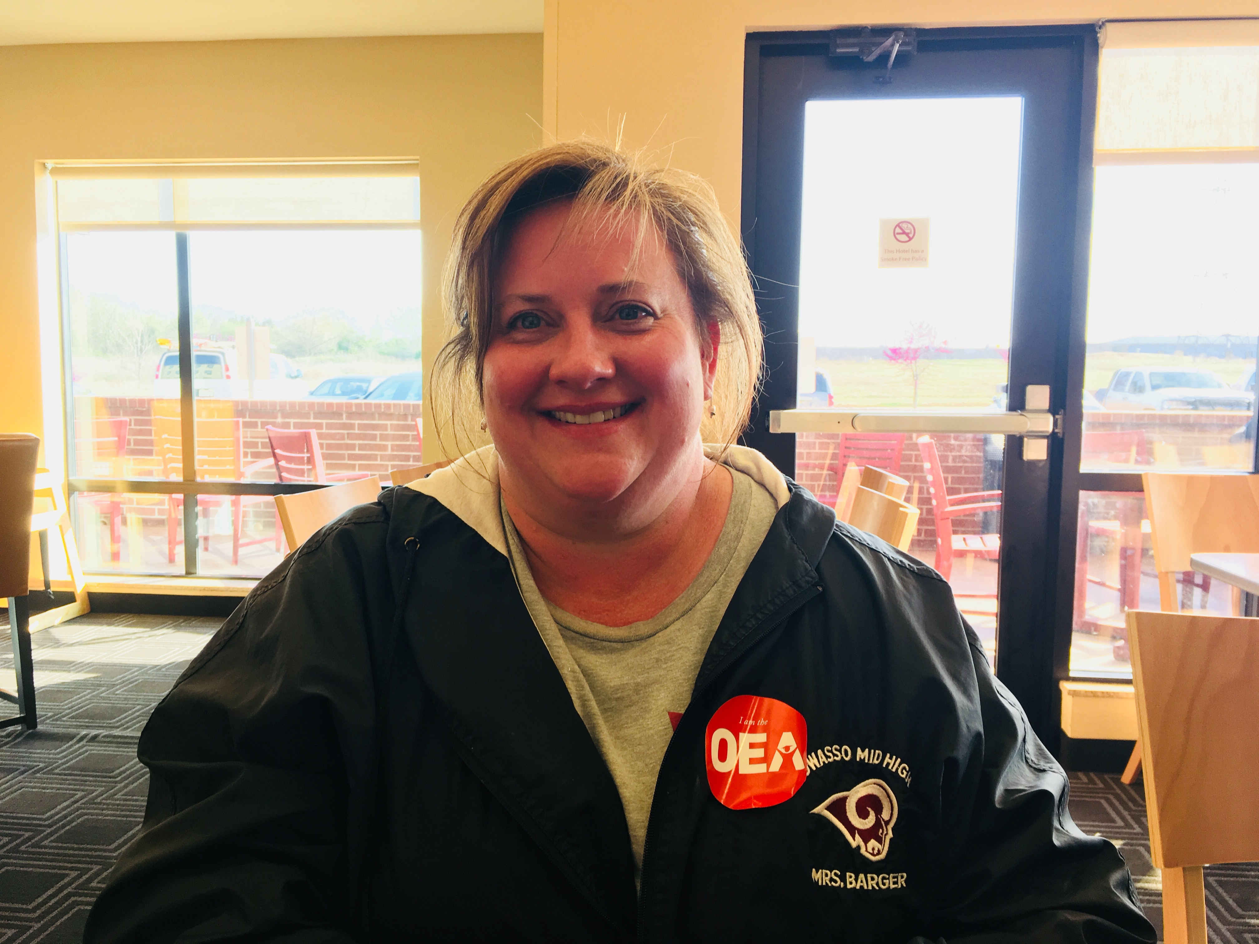 Stephani Barger, a special education teacher in Owasso, OK, will continue to rally for more funding for teachers like herself. (Photo: Esther Y. Lee)