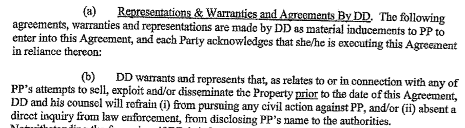 Daniels settlement agreement, Page 6