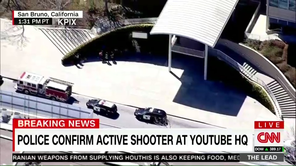 Police confirmed an active shooter situation at the YouTube headquarters in San Bruno, California on Tuesday. (CREDIT: CNN)