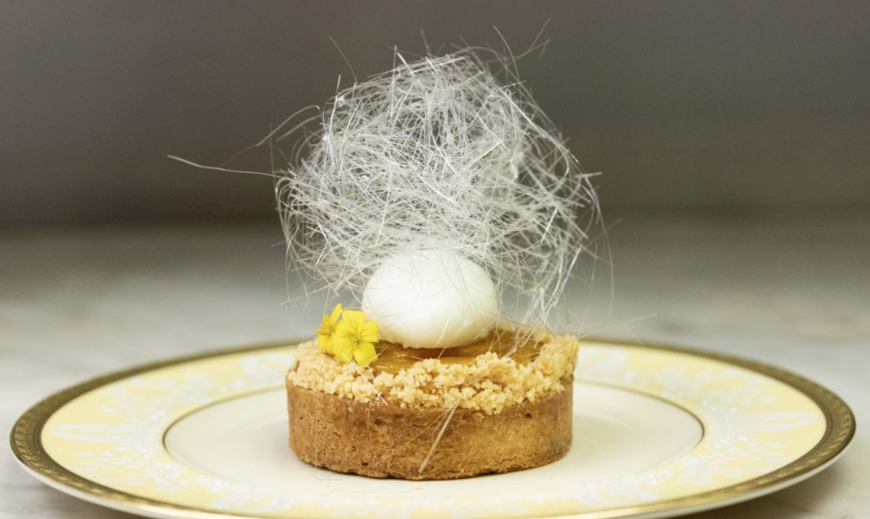The Nectarine Tart to be served at Trump's first state dinner. (CREDIT: The White House)