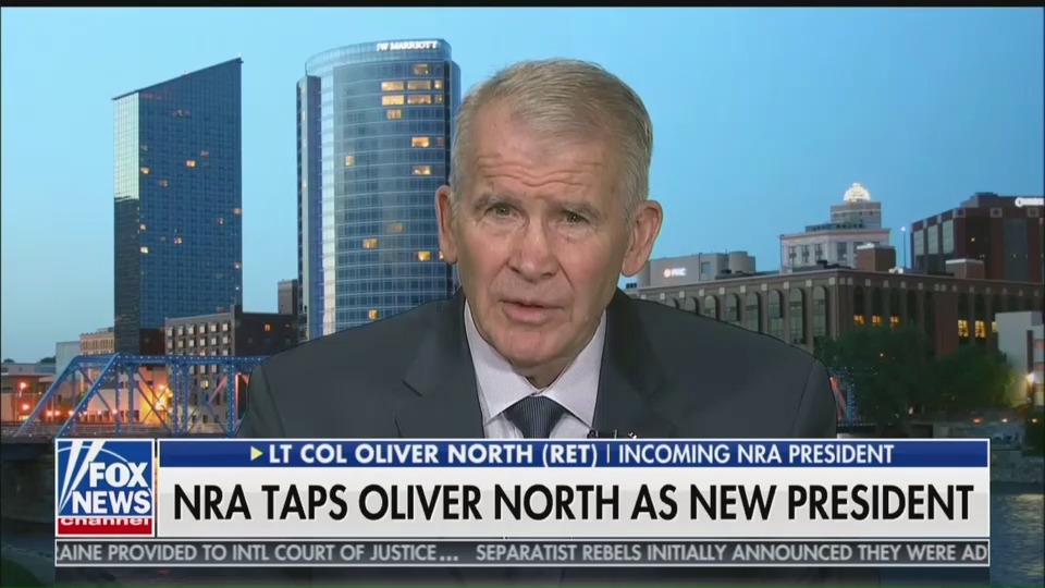 New National Rifle Association President Oliver North on Fox & Friends