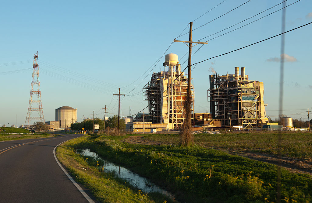 A nuclear power plant in Killona, Louisiana, in St. Charles Parish owned by Entergy Louisiana, Inc. 36 miles outside of New Orleans. CREDIT: Julie Dermansky/Corbis via Getty Images