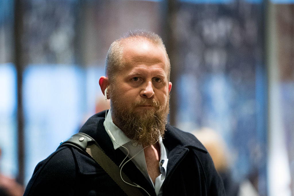 FILE PICTURE: Brad Parscale, President-elect Donald Trump's campaign digital director, arrives at Trump Tower, December 6, 2016 in New York City. (Photo by Drew Angerer/Getty Images)