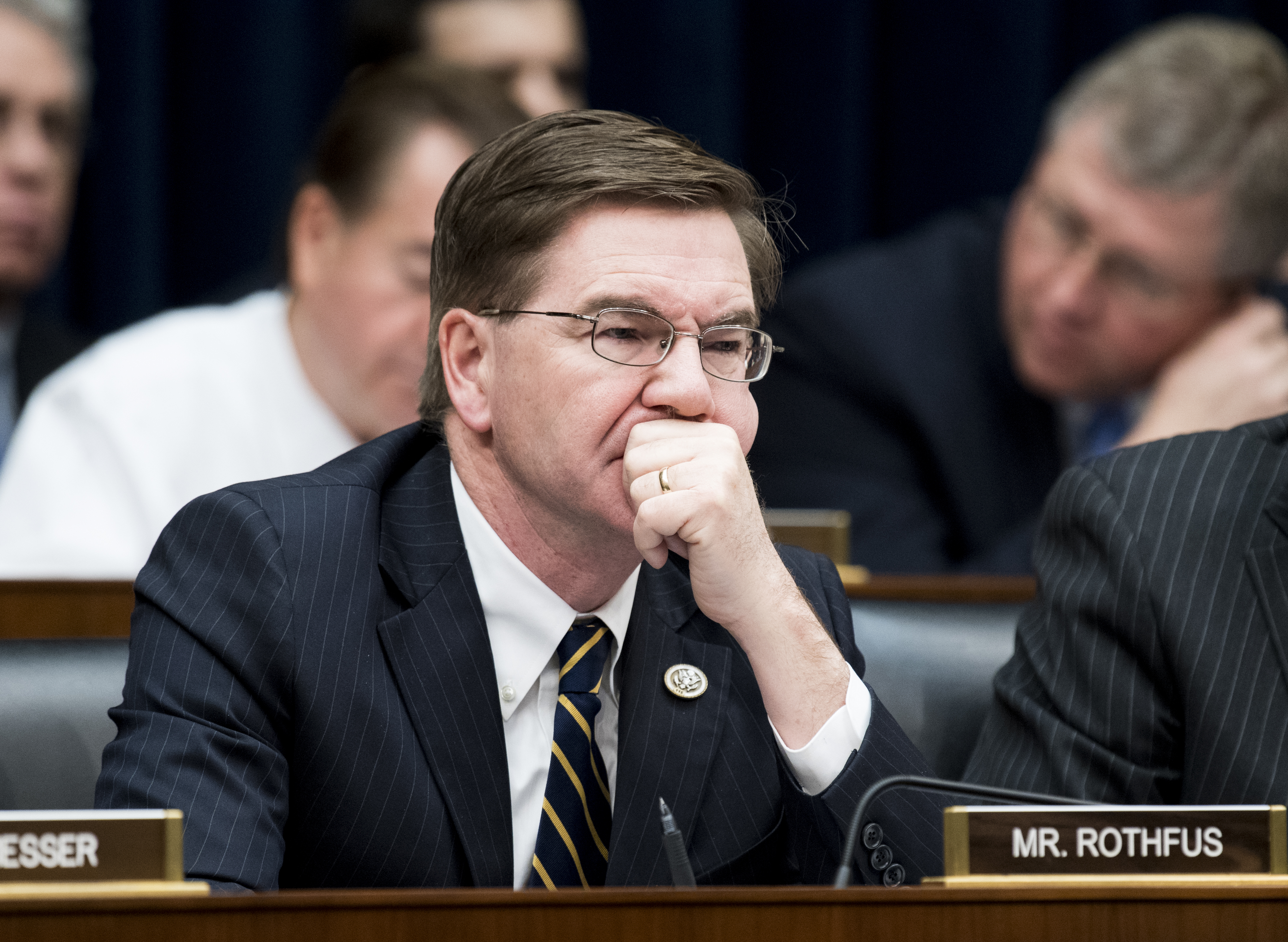 Rep. Keith Rothfus, R-Pa., participates in the House Financial Services Committee meeting to organize for the 115th Congress on Thursday, Feb. 2, 2017. (Credit: Bill Clark/CQ Roll Call)