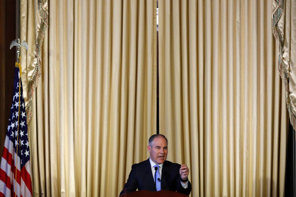 Environmental Protection Agency Administrator Scott Pruitt. CREDIT: Aaron P. Bernstein/Getty Images