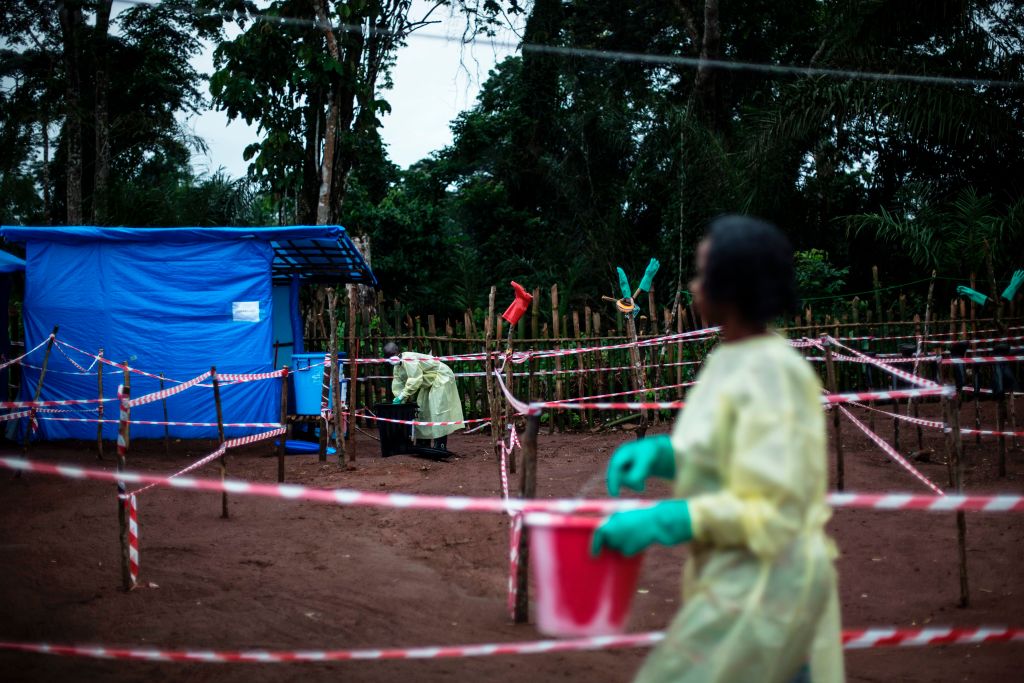 An Ebola outbreak in Democratic Republic of Congo has spread to the major port city of Mbandaka, officials announced Thursday. (CREDIT: JOHN WESSELS/AFP/Getty Images)