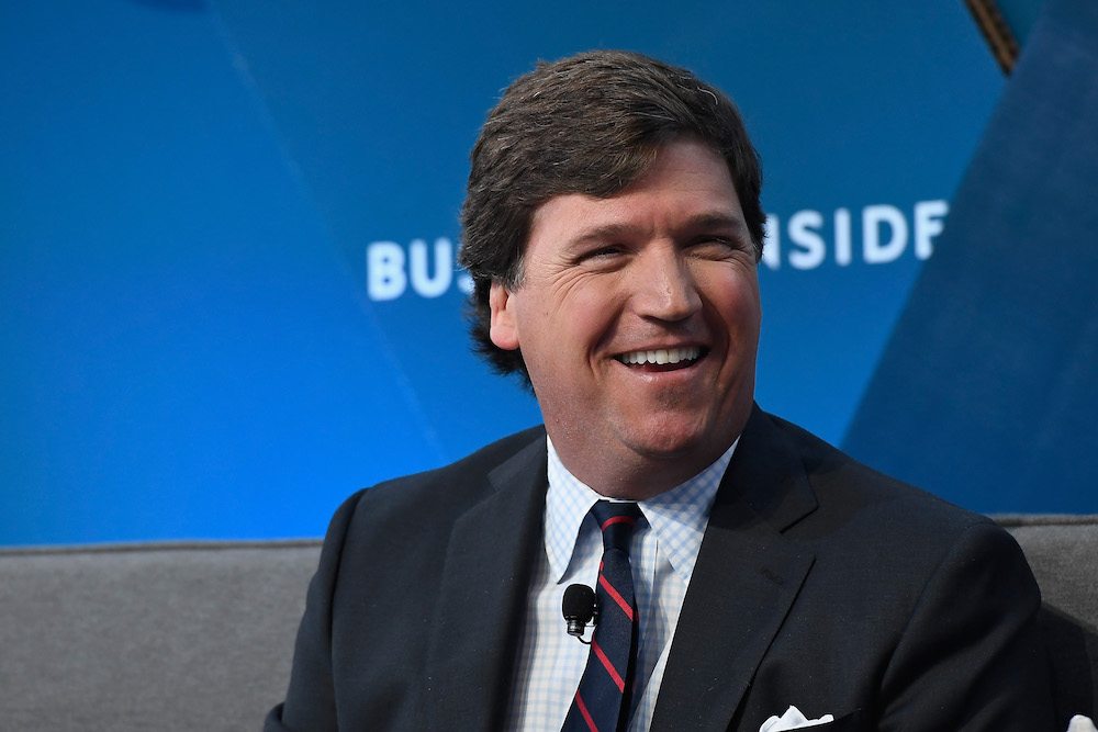 Fox News talk show host Tucker Carlson. Credit: Roy Rochlin/Getty Images)