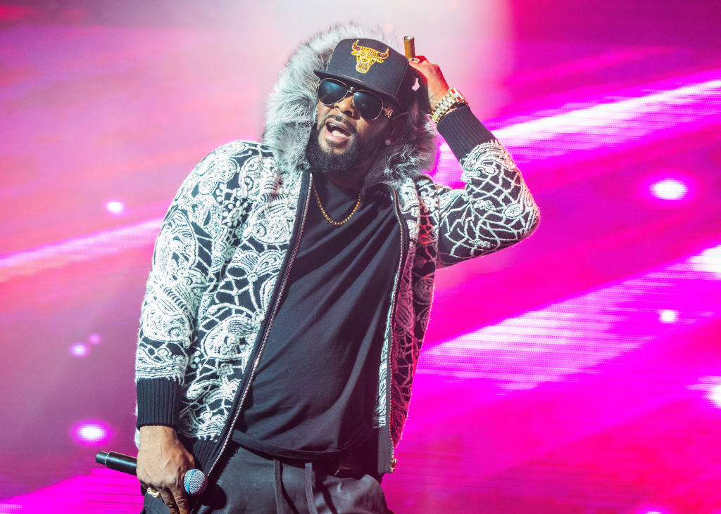 R. Kelly performs at Little Caesars Arena on February 21, 2018 in Detroit, Michigan. CREDIT: Scott Legato/Getty Images