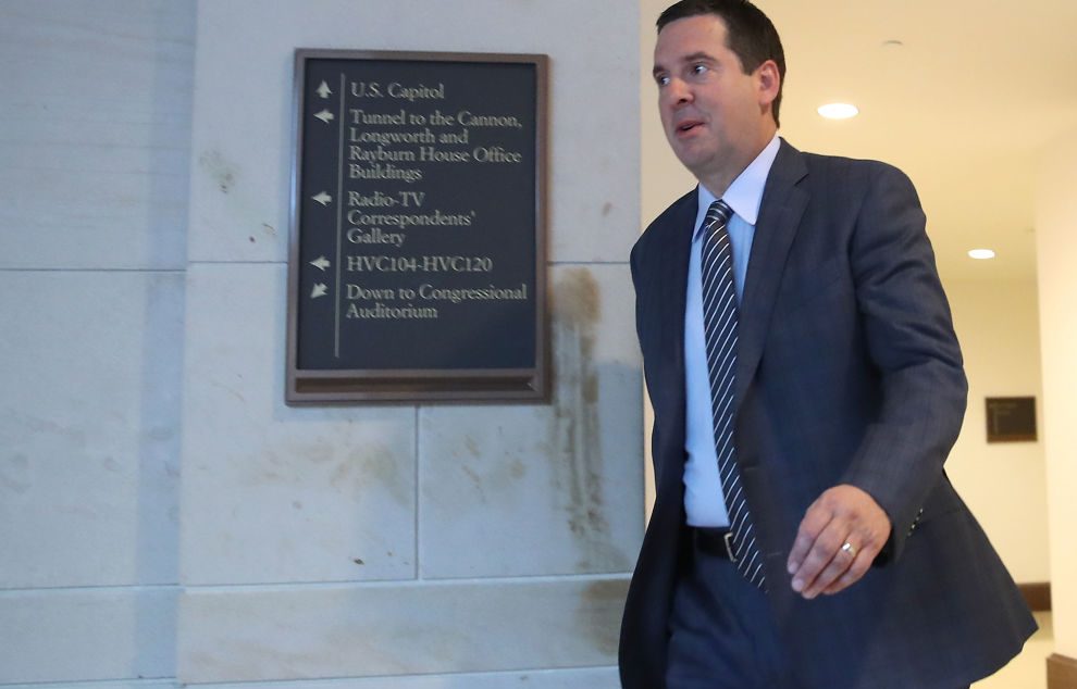 House Intelligence Committee Chairman Devin Nunes (R-CA), (Photo by Mark Wilson/Getty Images)