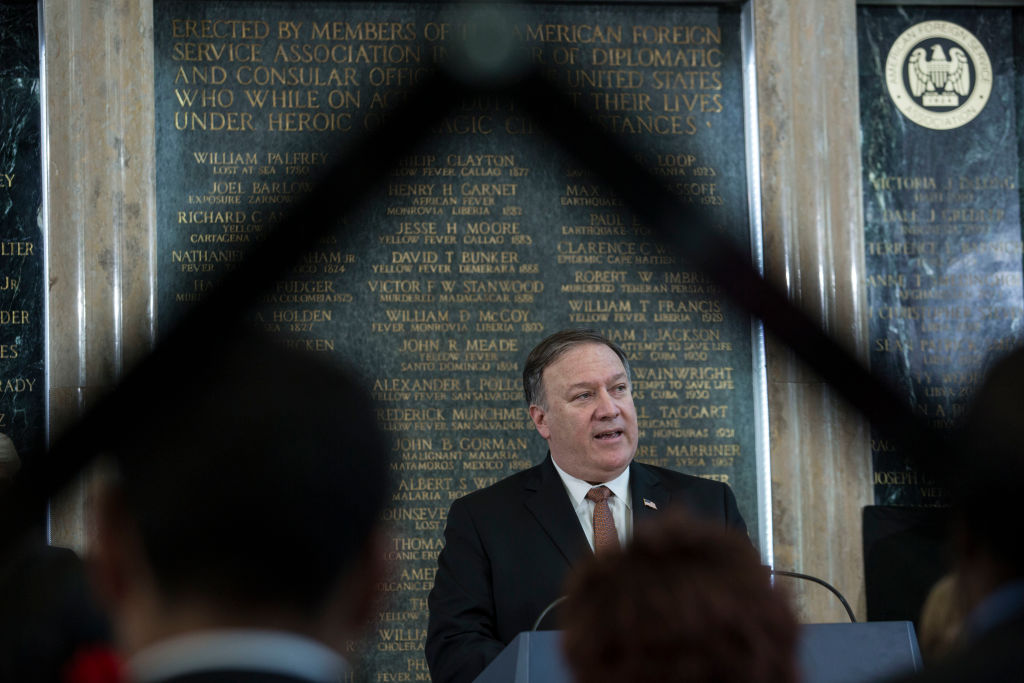Secretary of State Mike Pompeo made no promises this week when asked whether the United States would secure the release of three U.S. prisoners being held in North Korea. (CREDIT: Toya Sarno Jordan/Getty Images)
