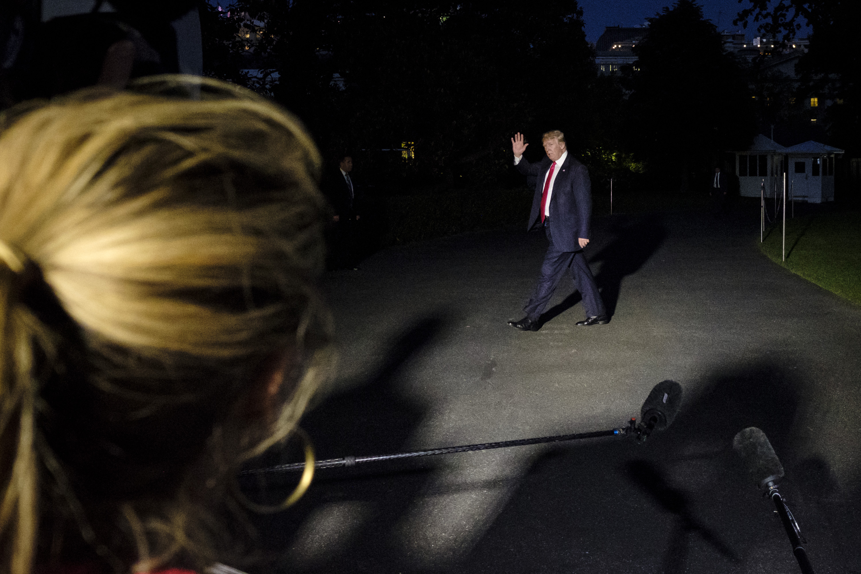 trump on wednesday evening. (CREDIT: Pete Marovich - Pool/Getty Images)