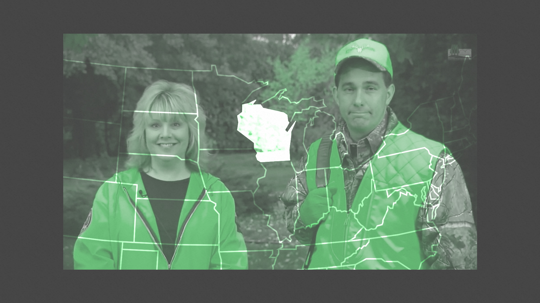 FORMER WISCONSIN DEPARTMENT OF NATURAL RESOURCES SECRETARY CATHY STEPP AND WISCONSIN GOV. SCOTT WALKER PROMOTE A DEER HUNT IN THE STATE. (CREDIT: WISCONSIN DNR / Diana Ofosu)