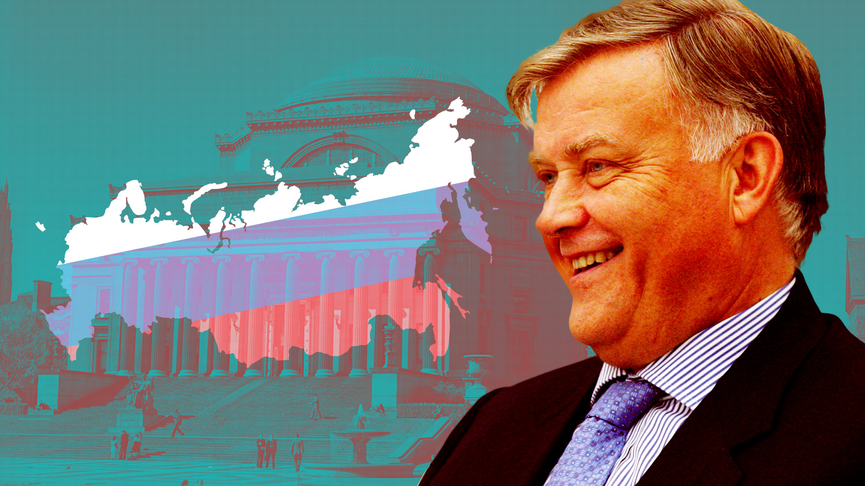 Why are a series of American academics helping a Russian oligarch sanctioned by Washington? Getty Images / Illustration by Diana Ofosu