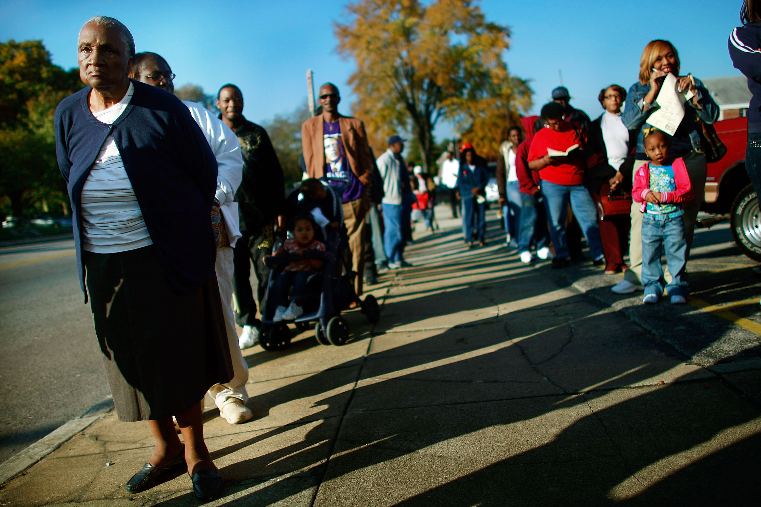 The majority of the country's population will be minorities within or lifetime. The sooner aggrieved white voters come to terms with that, the better off everyone will be. (Credit: Mario Tama/Getty Images)