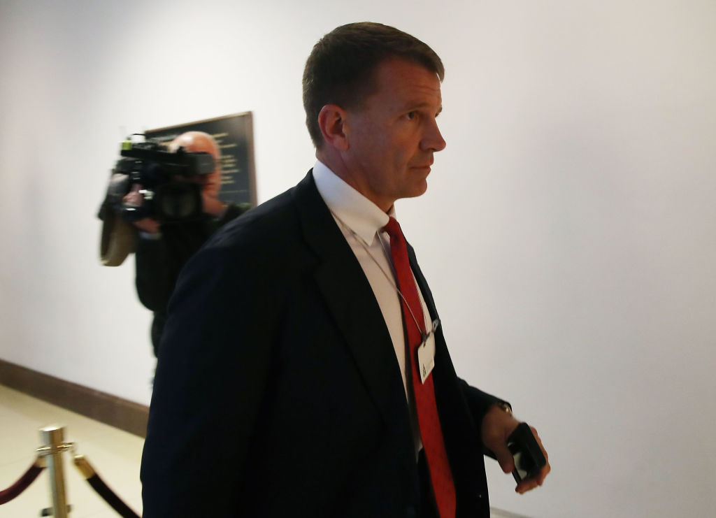 Special Counsel Robert Mueller this week was given "total access" to the phone and computer of Trump ally Erik Prince, who met with a Russian figure allegedly linked to the Kremlin shortly after the 2016 election. (CREDIT: Mark Wilson/Getty Images)