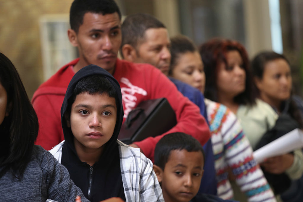 A U.N. spokesperson this week said the U.S. practice of separating children from their parents at the border is a violation of human rights. (CREDIT: John Moore/Getty Images)