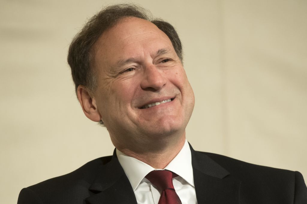 The Supreme Court held on Monday that white lawmakers enjoy a presumption of racial innocence, even when they draw legislative districts that empower white voters at the expense of racial minorities. ABOVE: Justice Samuel Alito. (CREDIT: SAUL LOEB/AFP/Getty Images)