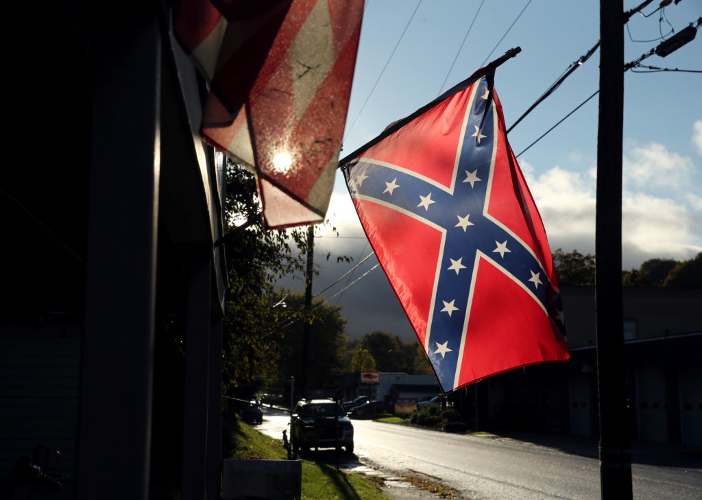 Far-right voices are getting excited about prospects of a civil war. CREDIT: GETTY / BOSTON GLOBE