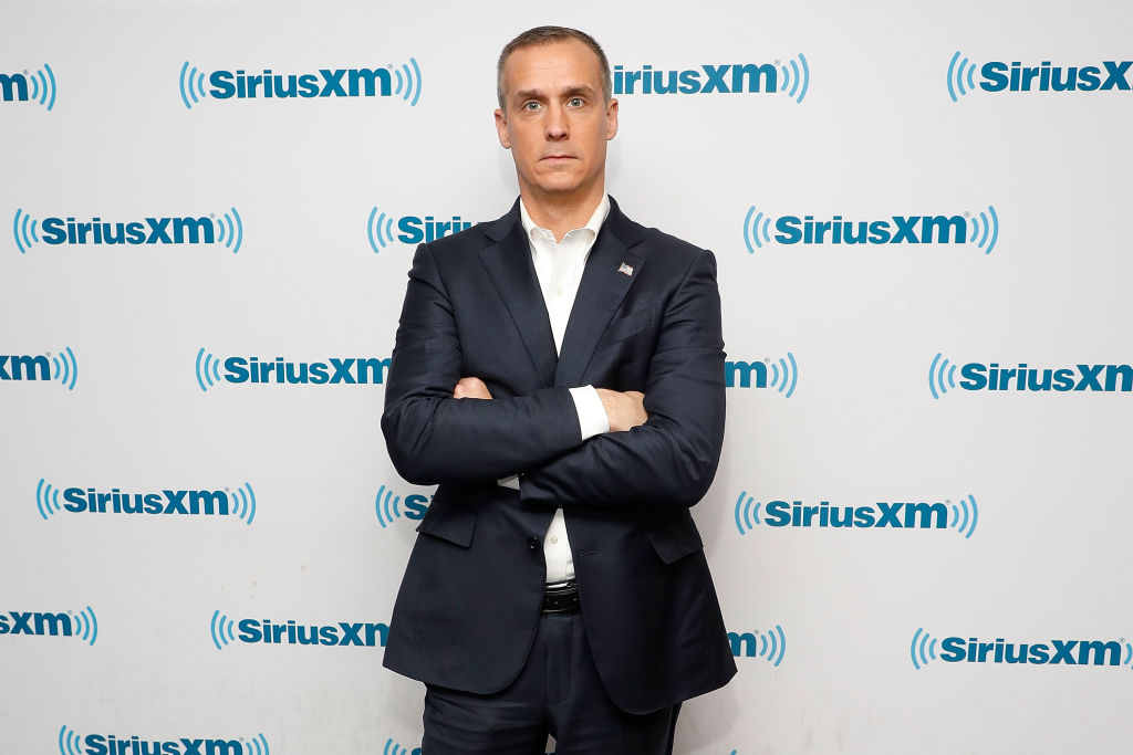 NEW YORK, NY - DECEMBER 06: Corey Lewandowski, original campaign manager for Donald Trump for President, visits the SiriusXM studios to promote his book "Let Trump Be Trump" on December 6, 2017 in New York City. (Photo by Taylor Hill/Getty Images)