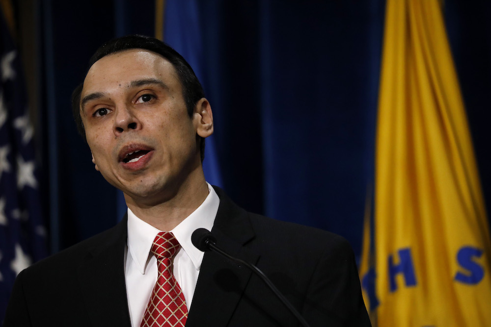 WASHINGTON, DC - January 18: HHS Office of Civil Rights Director Roger Severino speaks at a news conference announcing a new division on Conscience and Religious Freedom at the Department of Health and Human Services January 18, 2018 in Washington, DC. The new division, part of the department's Office of Civil Rights, will aide medical professionals who object to certain procedures on religious grounds. (Photo by Aaron P. Bernstein/Getty Images)