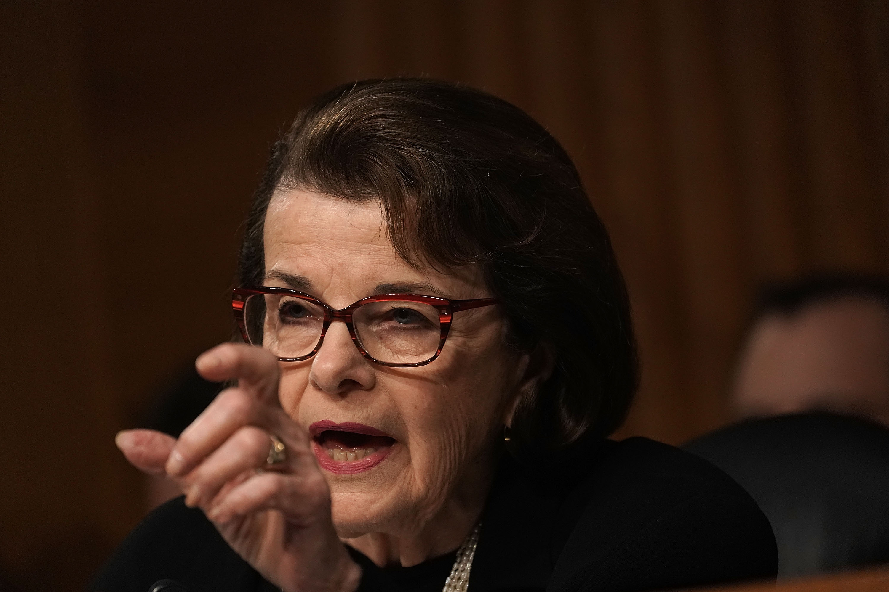 U.S. Sen. Dianne Feinstein (D-CA) speaks during a hearing before Senate (Select) Intelligence Committee March 7, 2018 on Capitol Hill in Washington, DC. (Credit: Alex Wong/Getty Images)