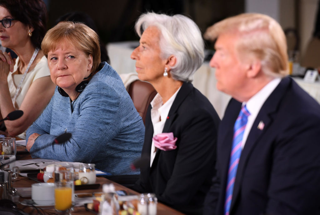 Trump claims crime in Germany is 'way up,' amid lowest rate in decades. (CREDIT: Getty/Leon Neal/Staff)