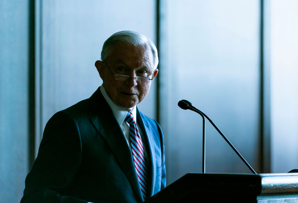 Attorney General Jeff Sessions. CREDIT: Jessica Kourkounis/Getty Images