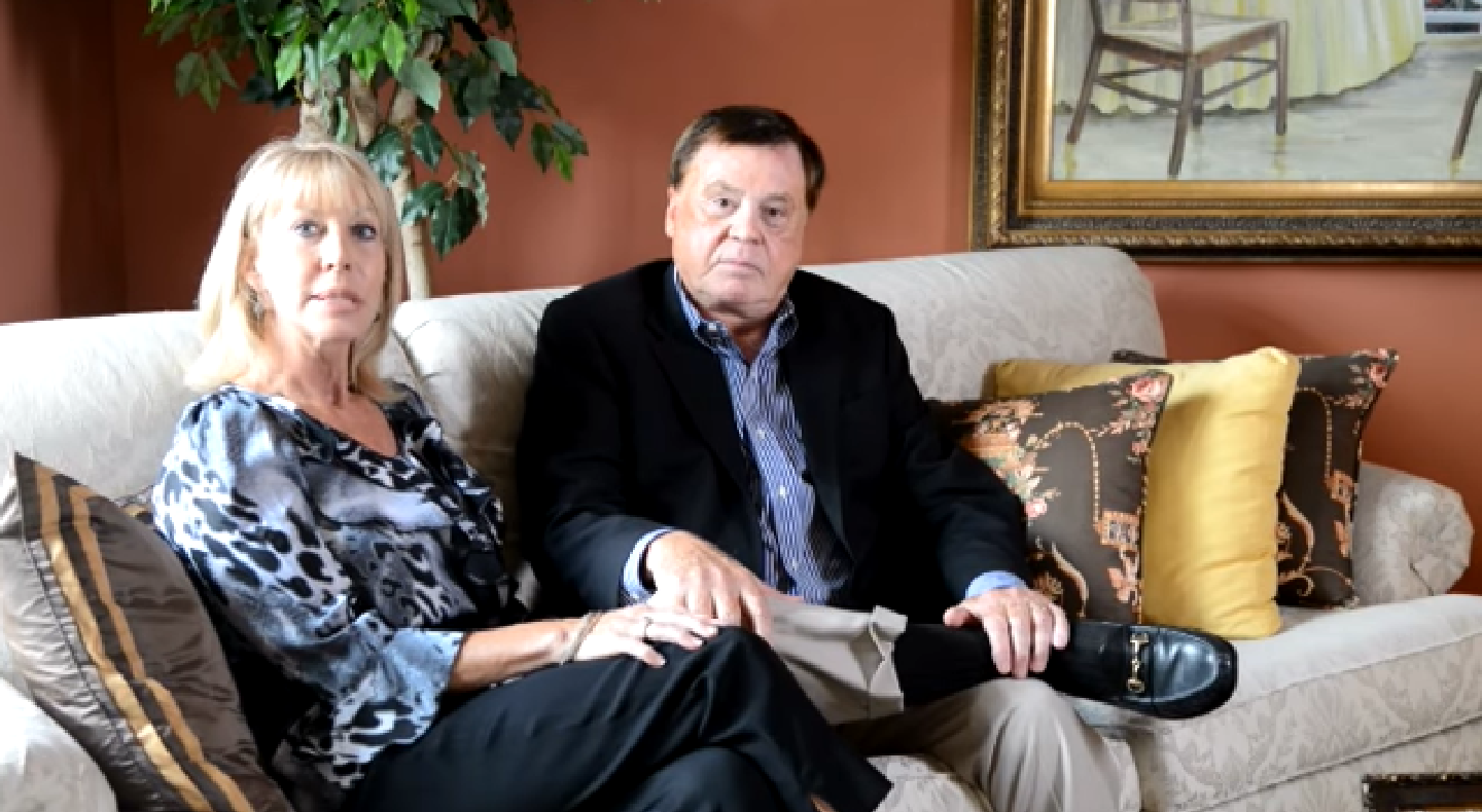 Doug Grindstaff, pictured here with his wife, had an extensive history with the man who brought the NRA and Russia together—and is now trying to elect Marsha Blackburn's replacement. CREDIT: YOUTUBE