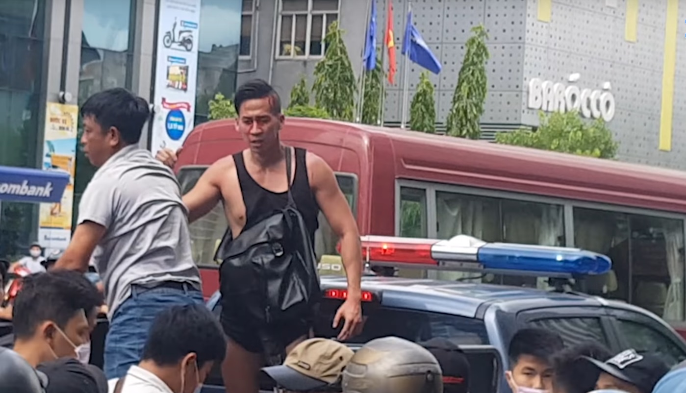William Nguyen, as he was last seen on June 10 in Ho Chi Minh City, Vietnam. CREDIT: Screengrab of N 10TV's Youtube footage.