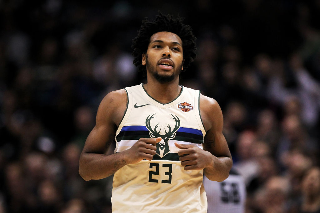 Sterling Brown on court during a Milwaukee Bucks in January. (CREDIT: Dylan Buell/Getty Images)