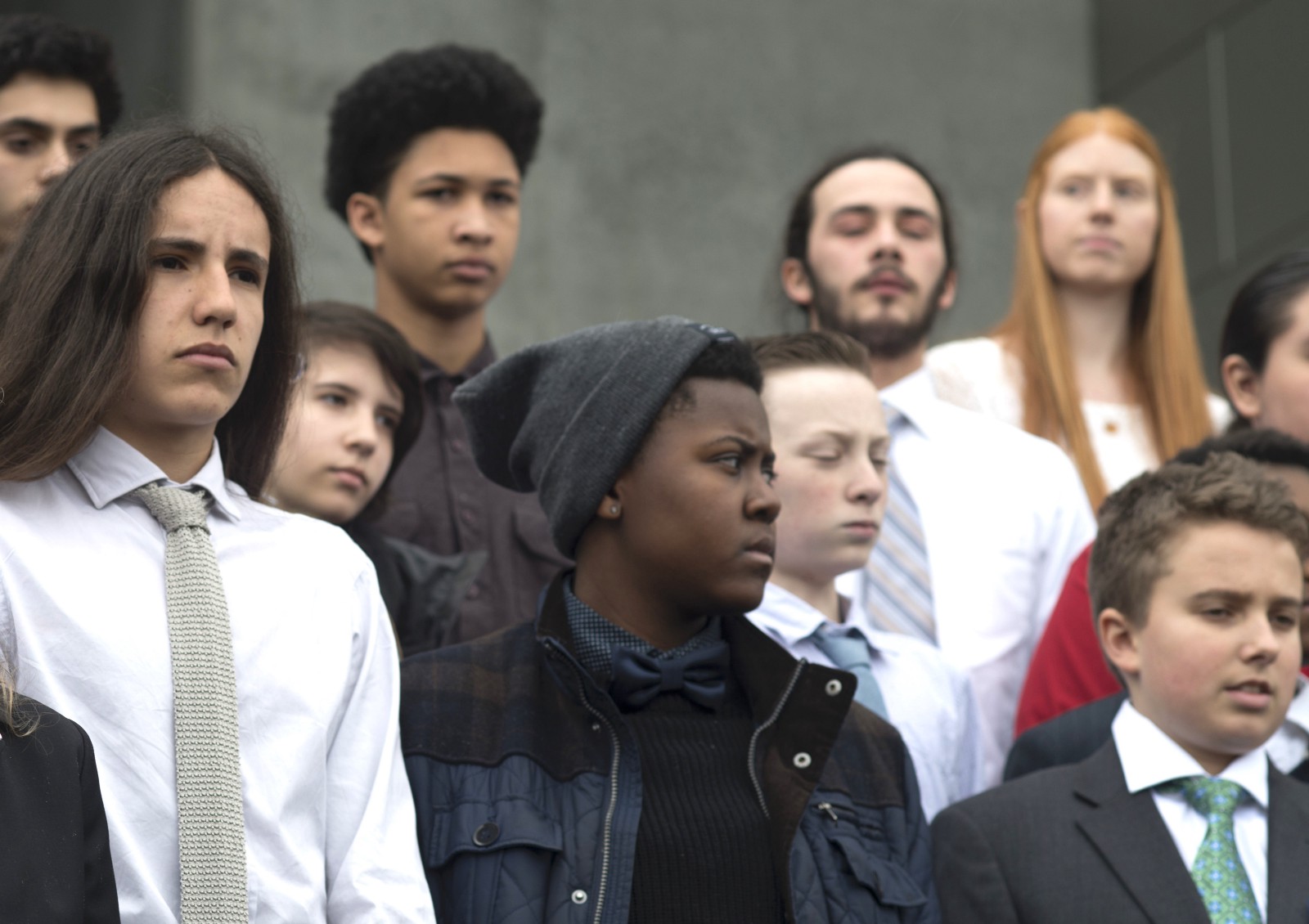 Children who are suing the federal government from failing to address climate change, March 9, 2016. CREDIT: AMW