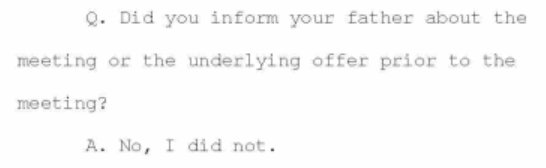 SCREENCAP OF TRUMP JR'S TESTIMONY (CREDIT: JUDD LEGUM)