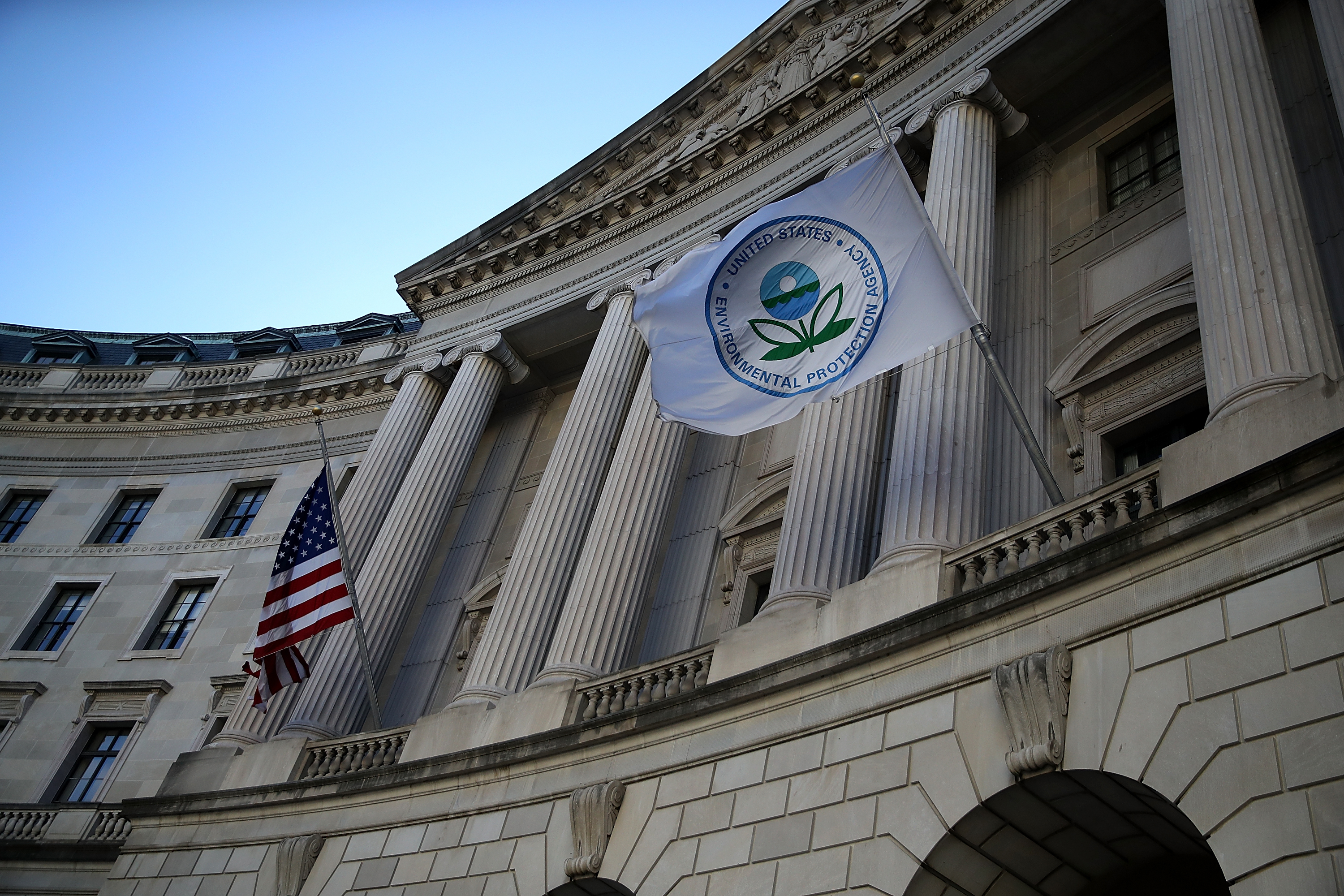 A view of the U.S. Environmental Protection Agency headquarters on March 16, 2017 in Washington, D.C. CREDIT: Justin Sullivan/Getty Images