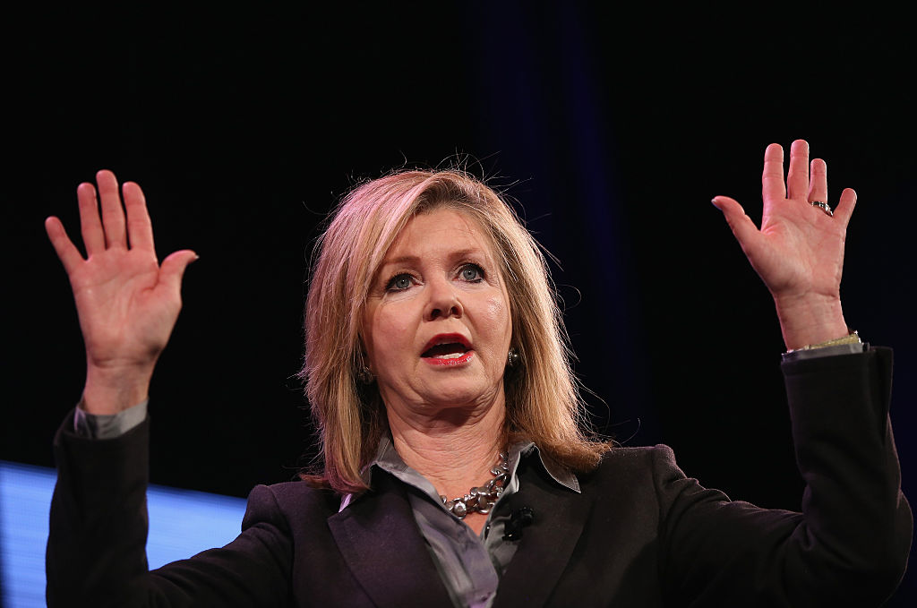 The lawyer who linked the NRA to Russia has hinted he may advise Rep. Marsha Blackburn about Russian policy. CREDIT: SCOTT OLSON / GETTY