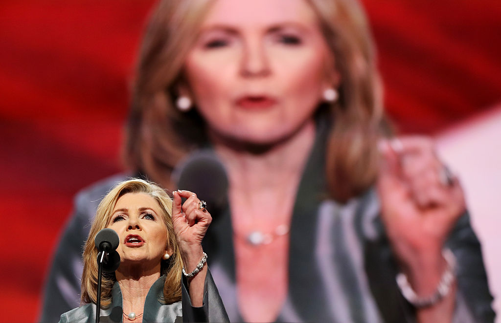 Marsha Blackburn won't say whether she met with Alexander Torshin, who was Maria Butina's Russian handler. CREDIT: JOHN MOORE / GETTY