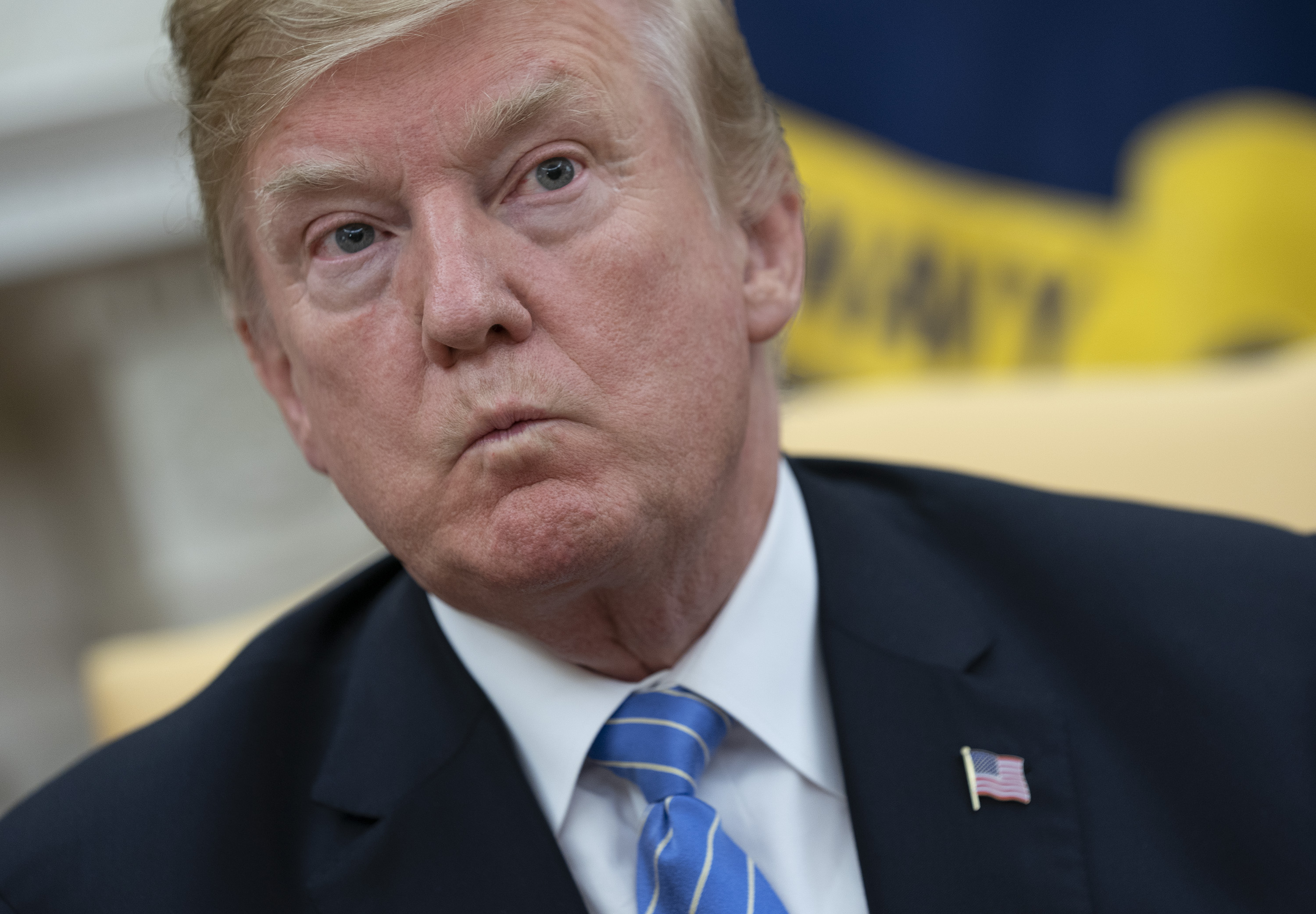 Donald Trump denies placing limits on a follow-up FBI probe into his Supreme Court nominee Brett Kavanaugh