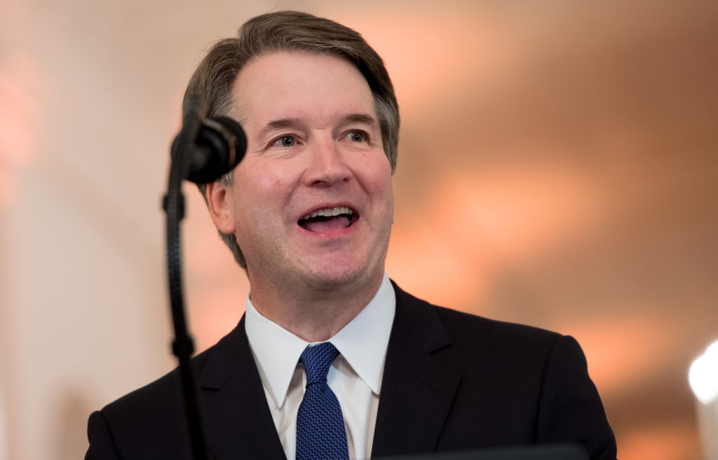 Judge Brett Kavanaugh speaks after being nominated by President Donald Trump to the Supreme Court in the East Room of the White House on July 9, 2018 in Washington, DC. (Photo Credit: SAUL LOEB/AFP/Getty Images)