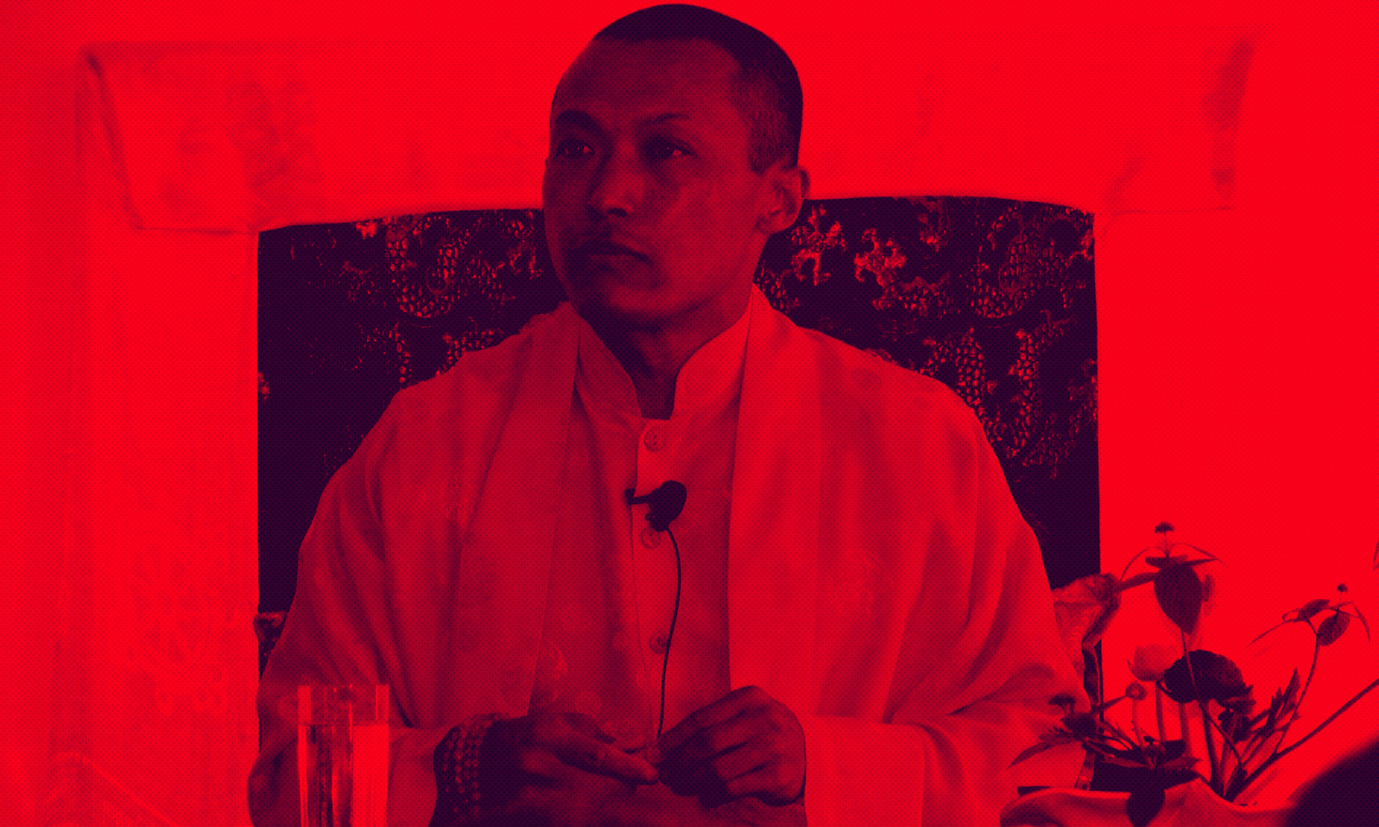 SAKYONG MIPHAM, THE LEADER OF SHAMBHALA INTERNATIONAL, LEADS A PROGRAM IN MUNICH, GERMANY, ON FEB. 4, 2007. CREDIT: ROBERTIVANC VIA FLICKR / Edited by Diana Ofosu