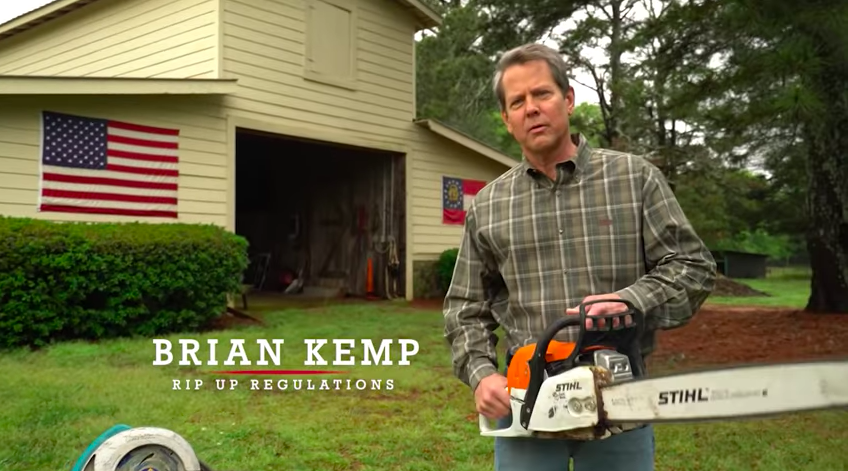CREDIT: Brian Kemp in "So Conservative" ad/YouTube