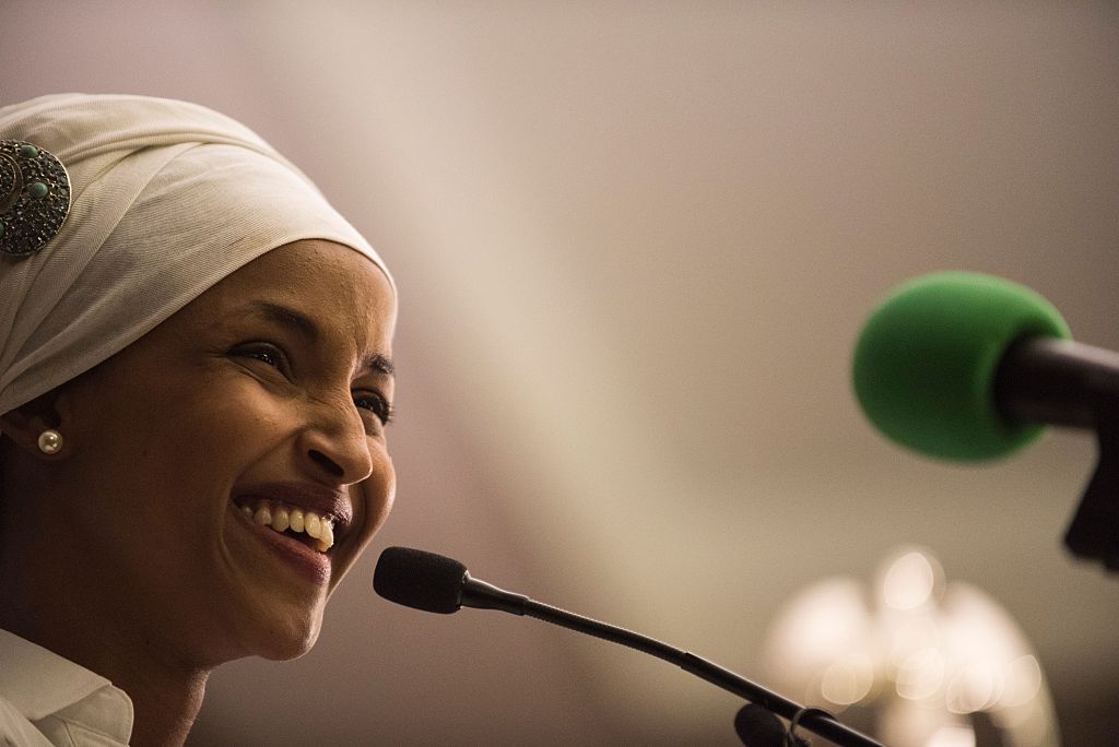 Ilhan Omar, a candidate for Congress in Minnesota, (Credit: STEPHEN MATUREN/AFP/Getty Images)