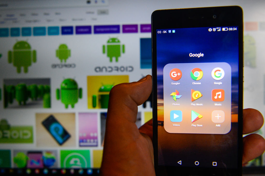 President Trump slammed EU leaders this week after the European body slapped Google with a $5 billion fine for breaching anti-trust laws. (Photo credit: Omar Marques/SOPA Images/LightRocket via Getty Images)