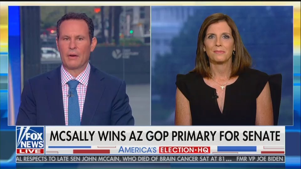 Rep. Martha McSally (R-AZ) on Fox & Friends on Friday.