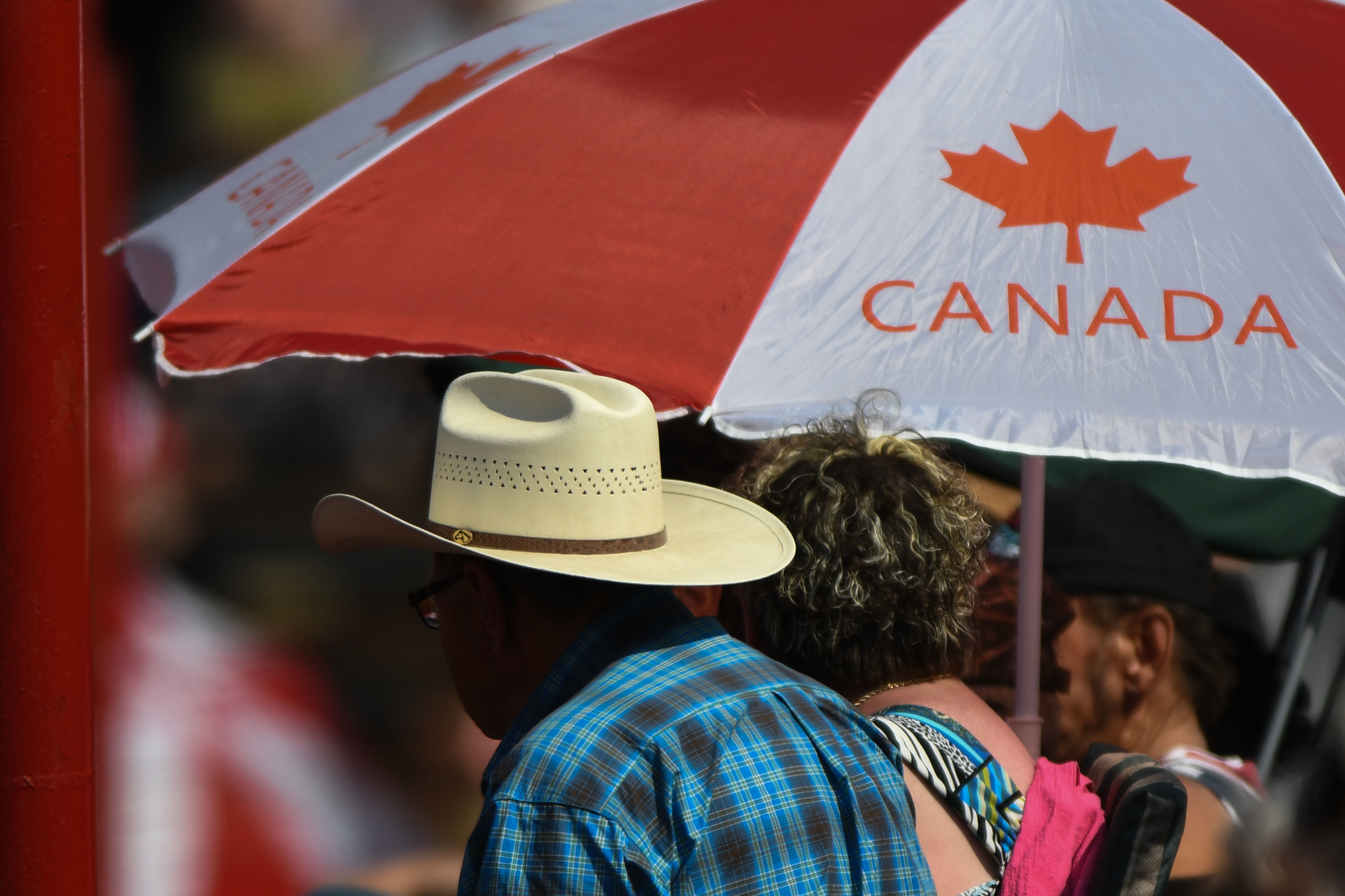 An outing in July 2018 at the iconic 105th Annual Bruce Stampede, the oldest one day rodeo in Canada.
CREDIT: Artur Widak/NurPhoto via Getty Images