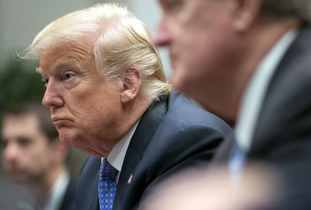 Trump's attempts to get North Korea to denuclearize fall on their face. CREDIT: WIN MCNAMEE / GETTY