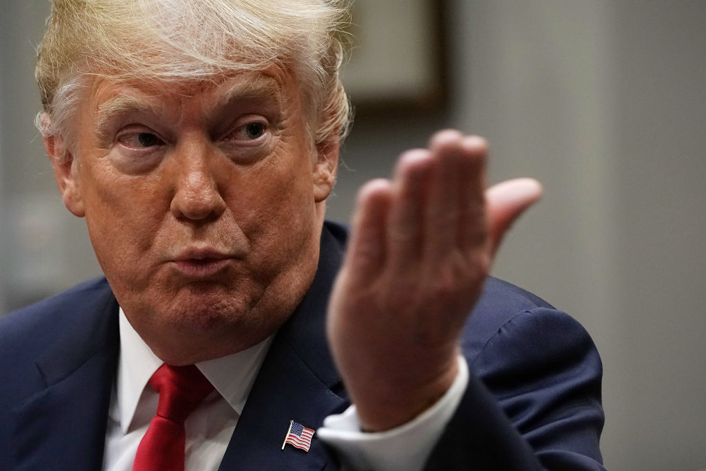 President Trump on Thursday falsely suggested NBC Nightly News anchor Lester Holt had manipulated his comments about former FBI Director James Comey during an interview in May this year, shortly after Comey's dismissal. (Photo credit: Alex Wong/Getty Images)