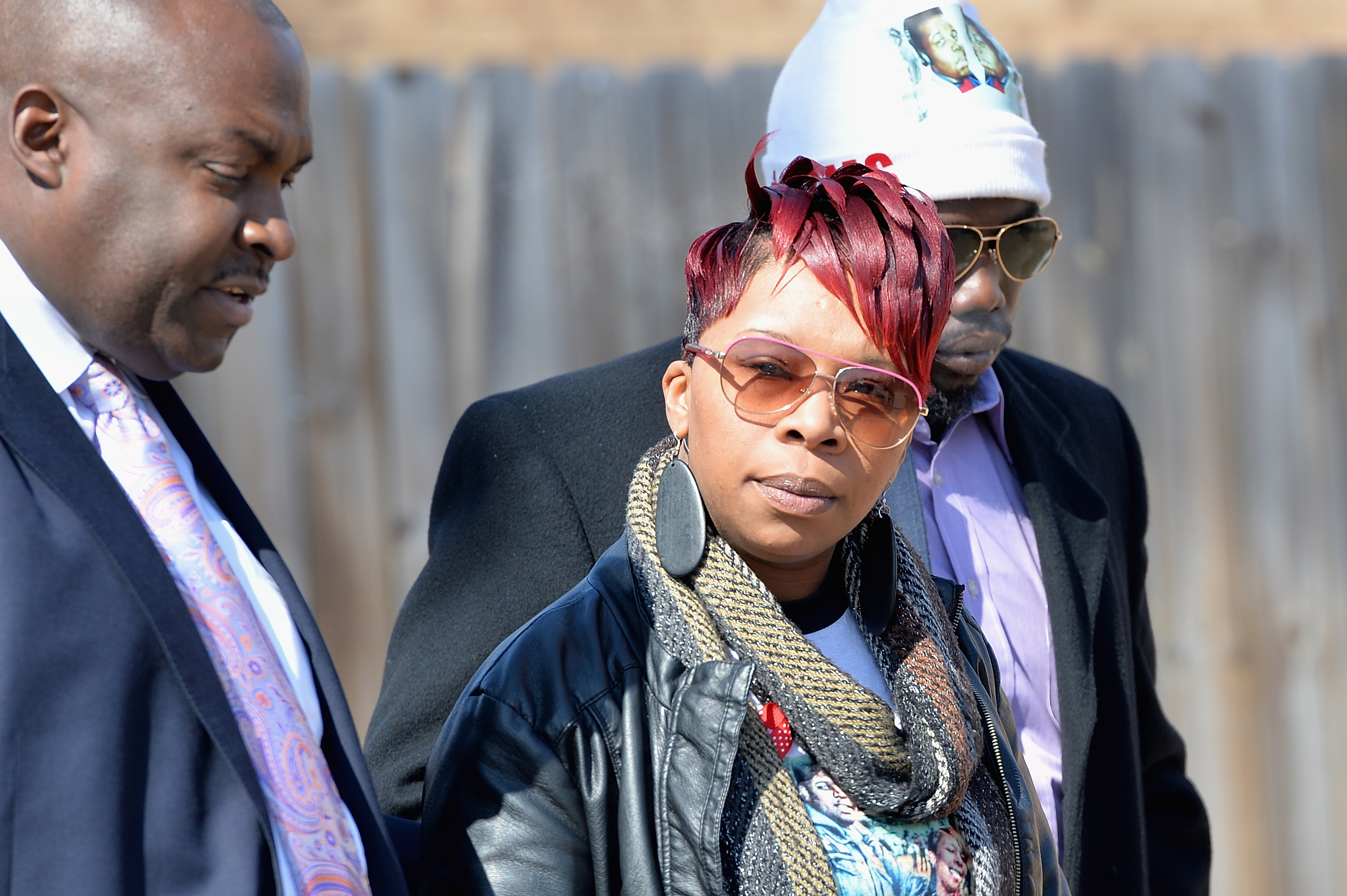 Lesley McSpadden, mother of Michael Brown, announced her campaign for city council Friday. CREDIT: Michael B. Thomas/Getty Images