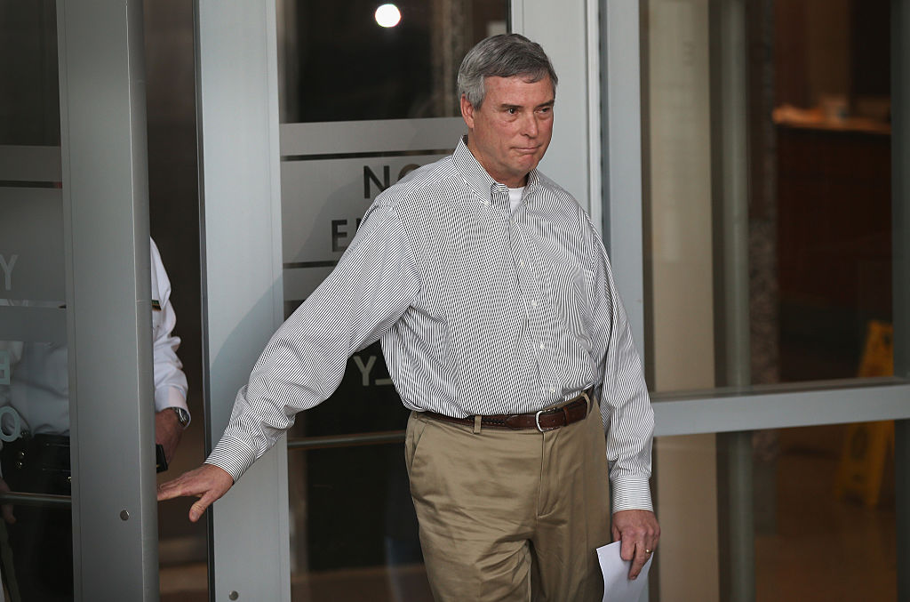 Robert McCulloch, exit left. (Photo Credit: Scott Olson/Getty Images)