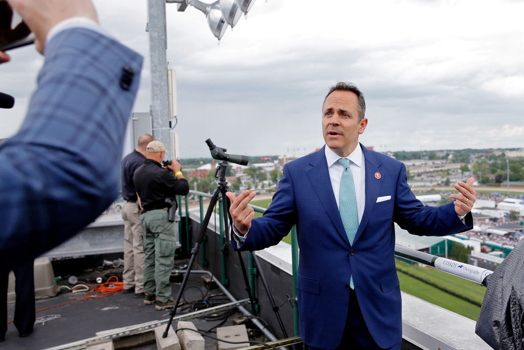 Kentucky Gov. Matt Bevin (R) signed the brief after the state's attorney general refused to. CREDIT: Jon Durr/Eclipse Sportswire/Getty Images
