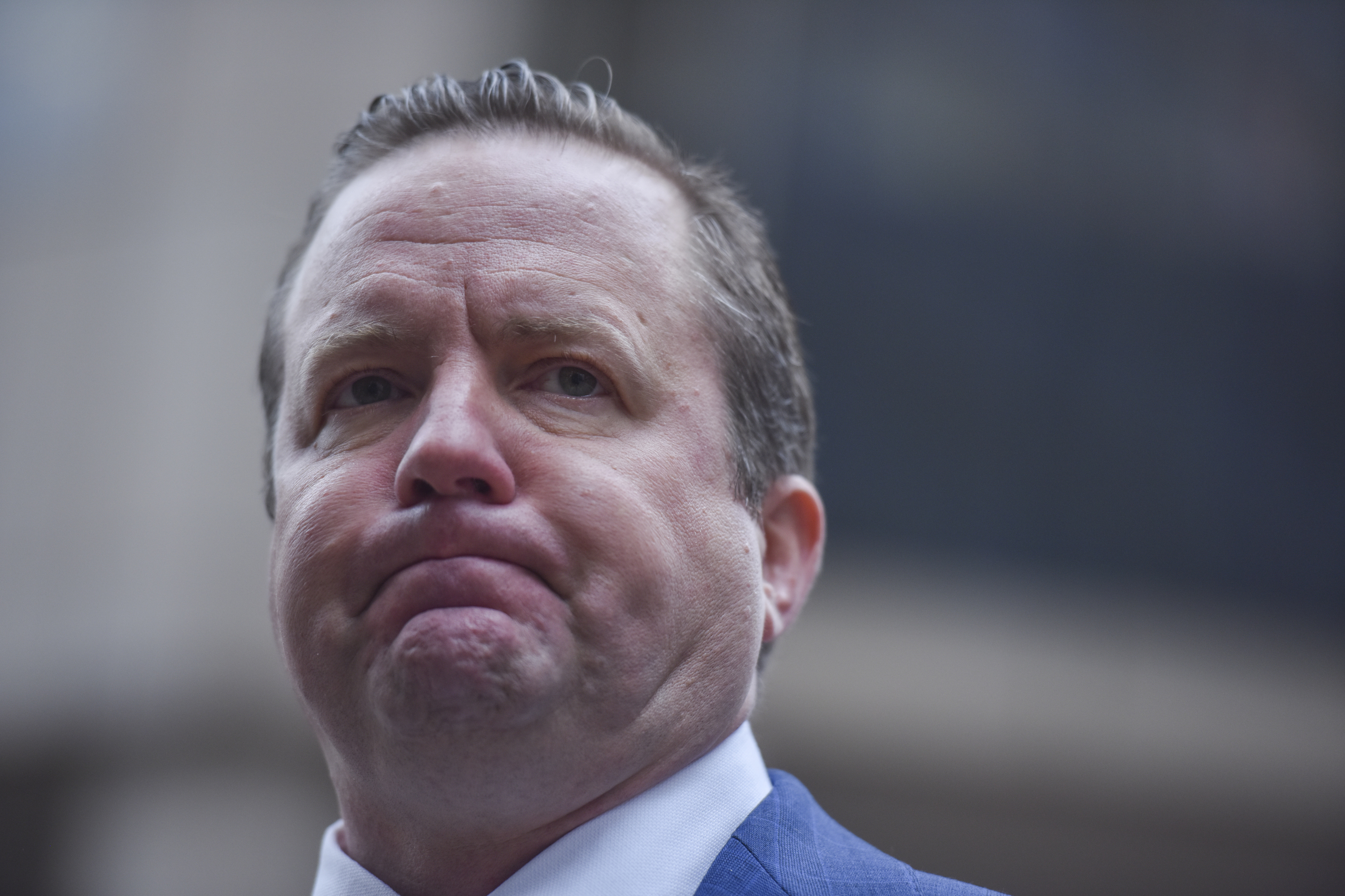 Republican Senatorial candidate Corey Stewart smeared a Muslim candidate from Michigan. (CREDIT: Jahi Chikwendiu/The Washington Post via Getty Images)